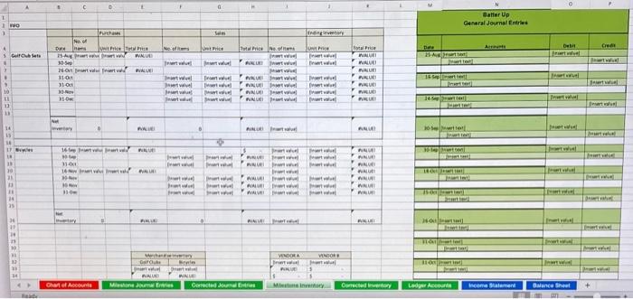 Acc 318 project one workbook