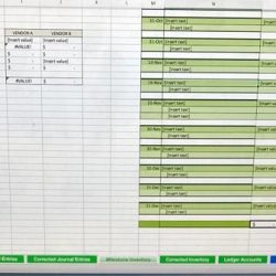 Acc 318 project one workbook