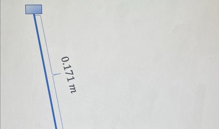 A simple pendulum is made from a 0.65m long string