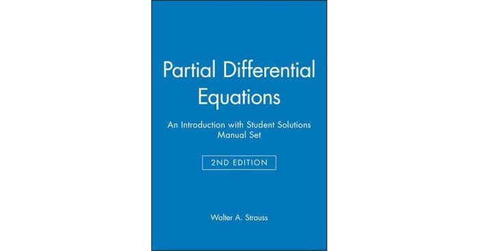 Partial differential equations an introduction walter a strauss